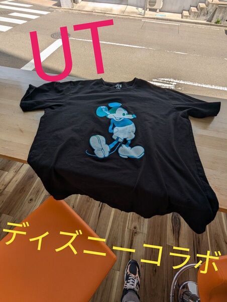 UNIQLO ミッキーマウス Tシャツ ブラック XL