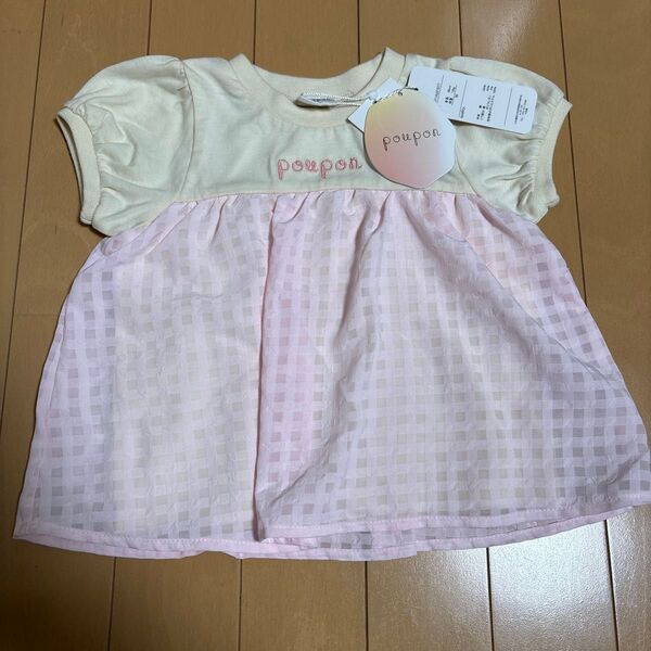 poupon ベビー服 ワンピース 90ピンク