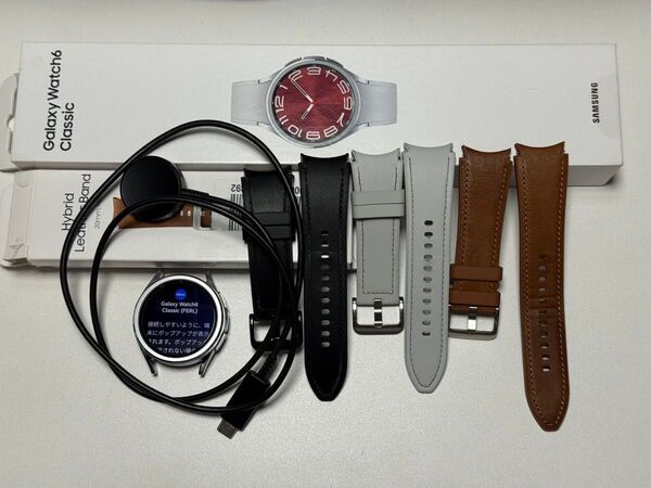 Galaxy Watch 6 Classic 41mm 国内版 純正バンド3本