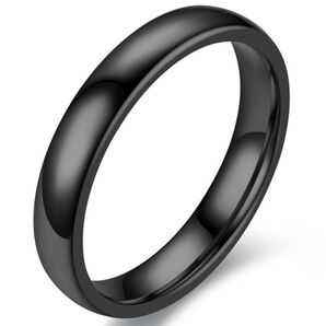 【売れ筋!】指輪 レディース メンズ リング チタン 4mm幅 ピンキーリング シンプル ファッション 結婚指輪