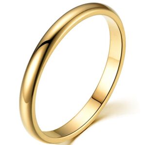 【売れ筋!】指輪 レディース メンズ リング チタン 2mm幅 ピンキーリング シンプル ファッション 結婚指輪