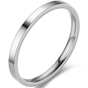 【大特価!】指輪 レディース メンズ リング ステンレス 2mm幅 ピンキーリング シンプル ファッション アクセサリー