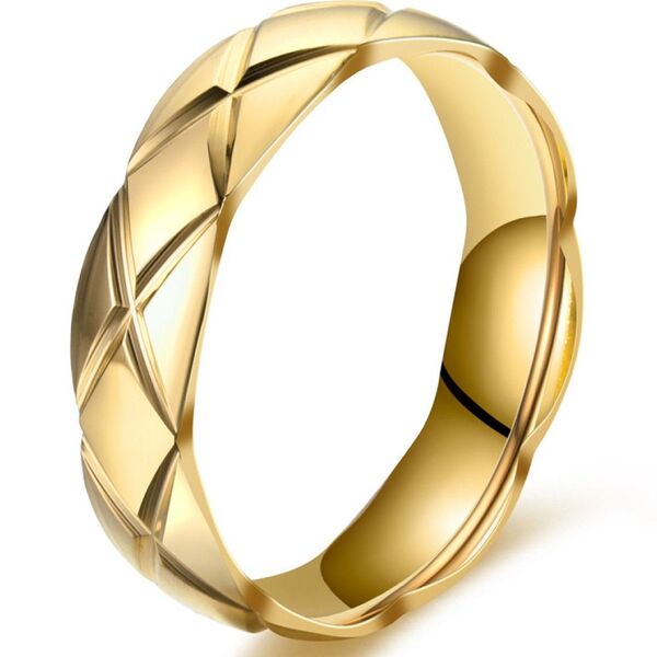 【売れ筋!】指輪 レディース ステンレス リング キルティング ピンキーリング ファッション アクセサリー