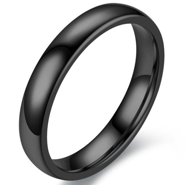 【売れ筋!】指輪 レディース メンズ リング チタン 4mm幅 ピンキーリング シンプル ファッション 結婚指輪