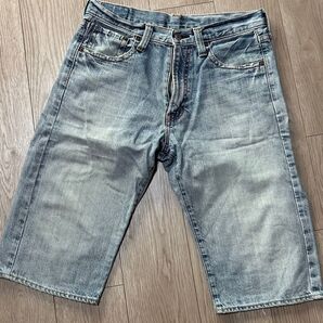 BOBSON デニム ハーフパンツ ライトブルー メンズ サイズ81cm(W32) 美品