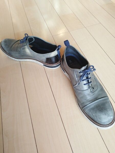 LANVIN en Bleu 革靴 28cm程度