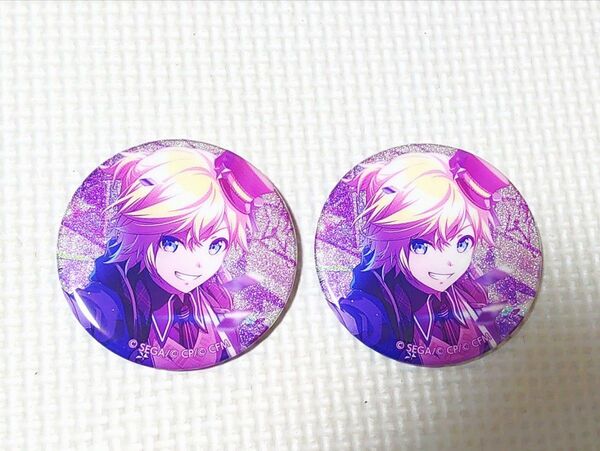 プロセカ 鏡音レン グリッター缶バッジ 36A