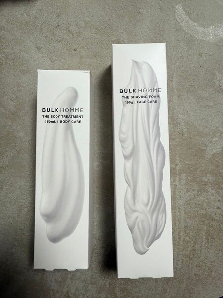 BULK HOMME THE BODY TREATMENT & THE SHAVING FOAM