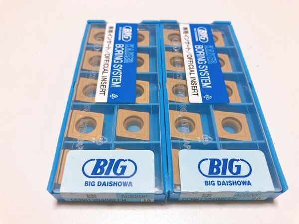 大昭和精機 BIG スローアウェイチップ KAISER カイザー CCMM120408EFM 20枚