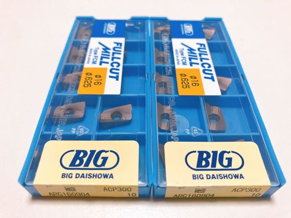 大昭和精機 BIG フルカットミル スローアウェイチップ ARG160904 20枚