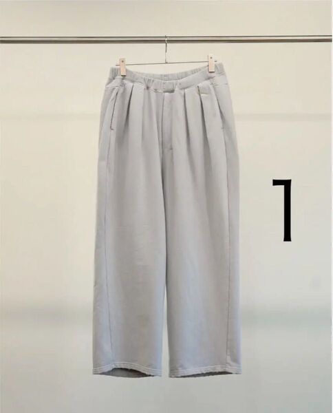 25ss ANCELLM TUCK SWEAT PANTS PURPLE