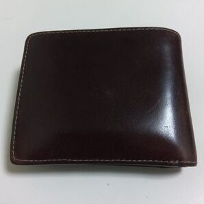 ポール・スミス 二つ折り財布 コードバン ブラウン