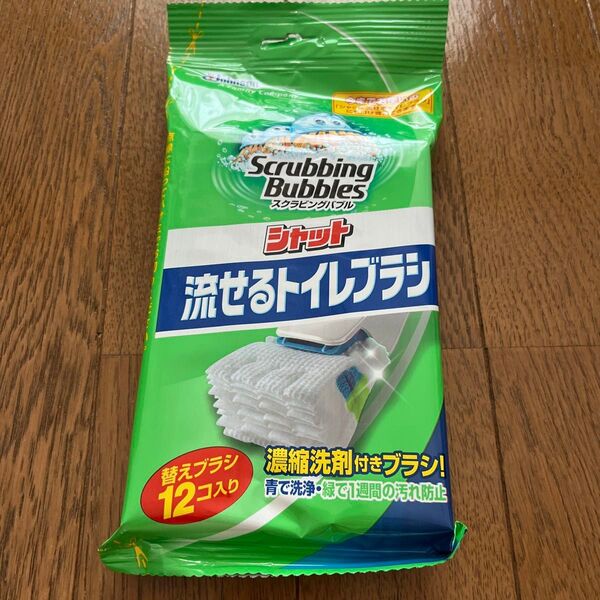 ジョンソン スクラビングバブル 流せるトイレブラシ 替えブラシ12個