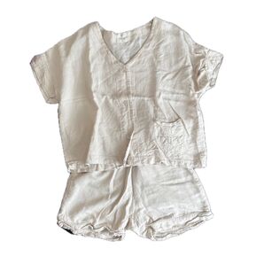 韓国 子供服 100サイズ 上下セット セットアップ キッズ 半袖 シンプル ゆったり 可愛い