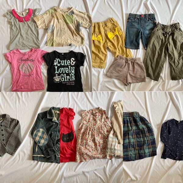 110-120 女の子②まとめ15着 BREEZE PEANUTS 子供服 キッズ