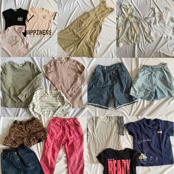 130-140女の子14着+150×3着 子供服まとめ BREEZE ZARA