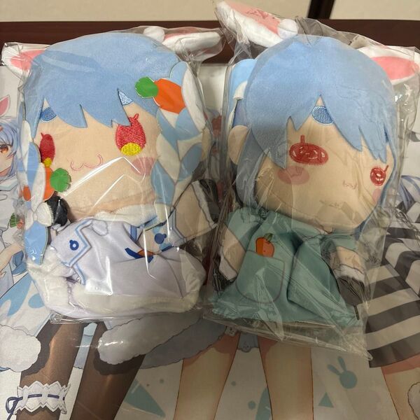 ホロライブ3期生兎田ぺこら パペットぬいぐるみ2こ