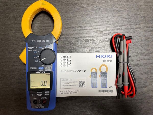 【ほぼ未使用】AC/DCクランプメータ CM4373-50 HIOKI 日置 デジタルクランプメーター AC DC 2000A