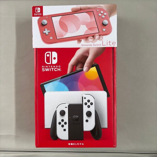【新品未使用】Nintendo Switch 有機ELモデル Nintendo Switch Lite 本体 2台セット 任天堂