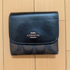 COACH コーチ シグネチャー キャンバス コンパクト財布