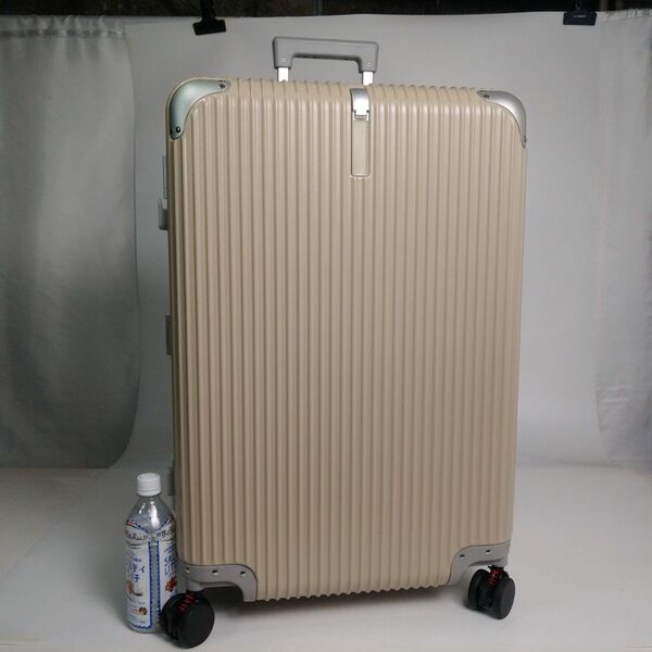 4-23 着脱式タイヤ LLサイズ アルミフレーム サスペンション ストッパー TSA USB カップホルダー サンドベージュ