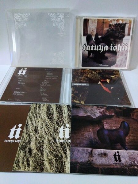 石井竜也 tatuya ishii 【ti】Roman (CDアルバム浪漫1枚+シングル2枚) CD3枚+3冊セット