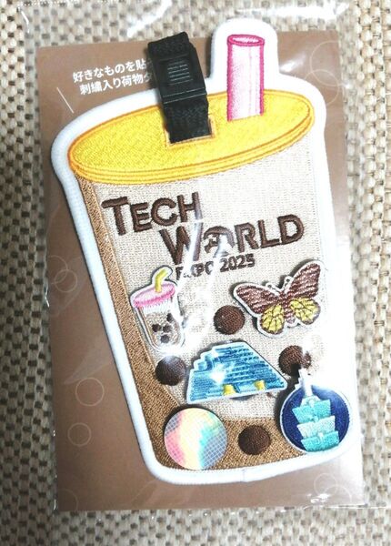 大阪関西万博 台湾館 TECH WORLD EXPO2025 刺繍入り荷物タグ