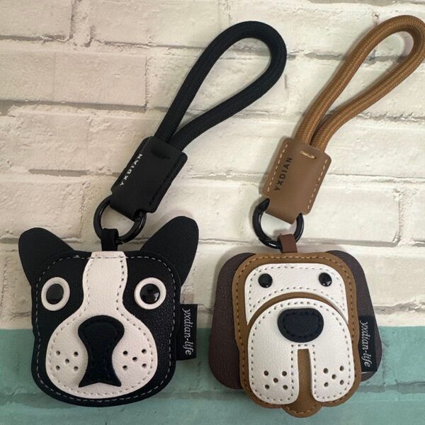 ★新品★ピーグル フレンチブルドッグ キーホルダー 2個セット
