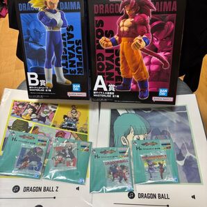 一番くじ ドラゴンボール フィギュア A賞 SS4 孫悟空 B賞SS3 ベジータ クリアポスター アクリルスタンド