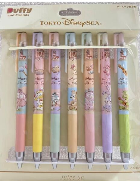 東京ディズニーシー ダッフィーフレンズ バラ ボールペン