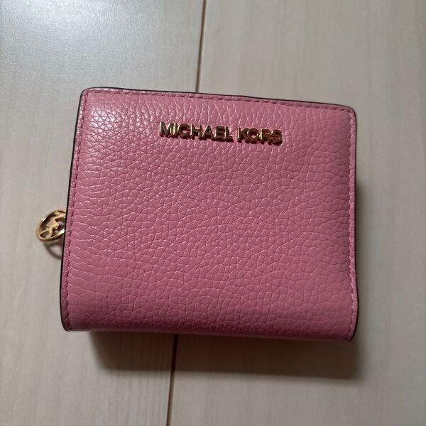 マイケルコース 二つ折り財布 美品 レザー ウォレット MICHAEL KORS