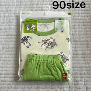 UNIQLO ベビー キッズ パジャマ 半袖 こぐまちゃん 90 ドライパジャマ 絵本コレクション