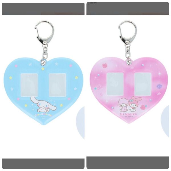 サンリオキャラクターズ ミニステッカーケース シナモンシナモロール、マイメロディ &ピアノ 2個