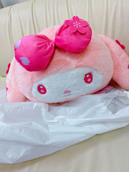 サンリオキャラクターズ さくらカラー顔デカクッション2 マイメロディ