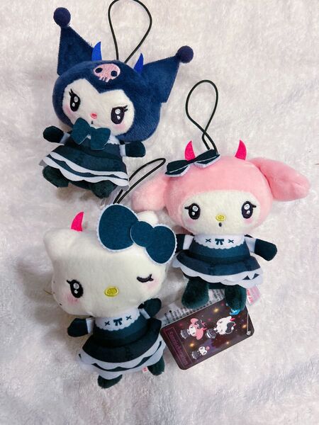 サンリオキャラクターズ ネオゴシックデビルズ ドール1 マイメロディ 、キティ、クロミ 3個