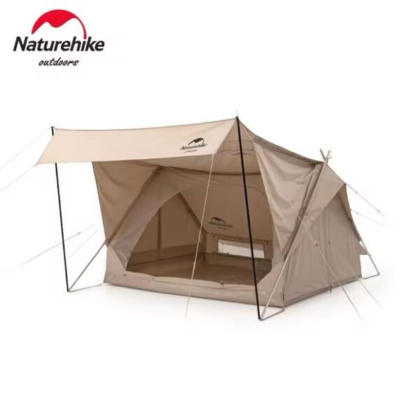 【新品未使用】Naturehike extend 4.8 ロッジテント A型フレームテント TC素材 ネイチャーハイク アウトドア