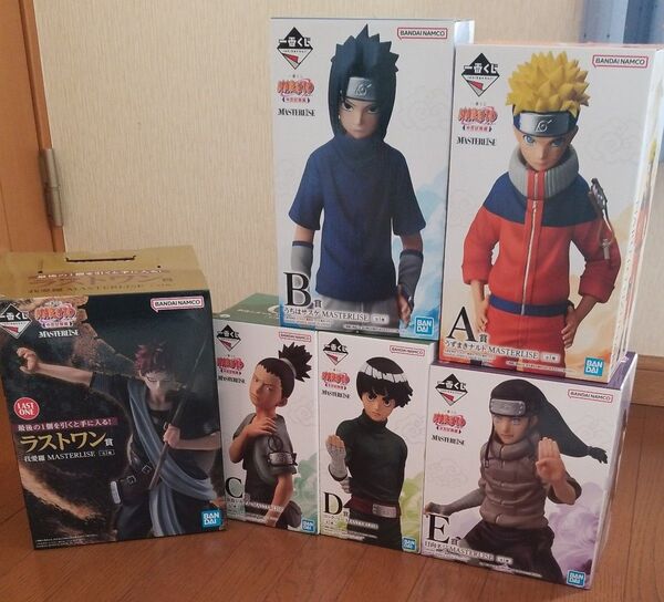 一番くじ NARUTO-ナルト- 中忍試験編 フィギュア9点セット