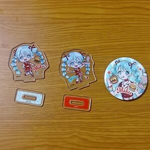 【まとめ売り】VOCALOID ダイソー アクスタ 缶バッジセット 初音ミク