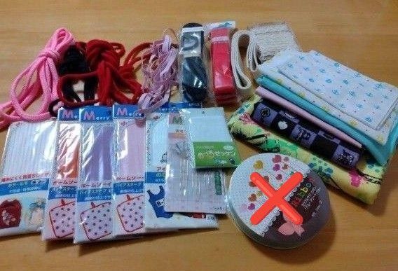 ハンドメイド用品 ハギレ 紐 その他 まとめ売り