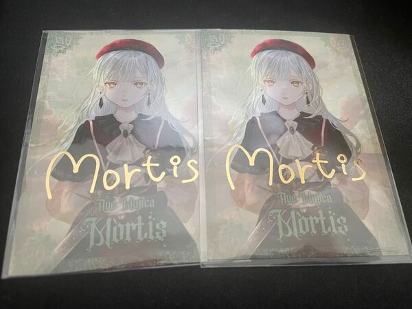 CD特典 箔押しサインカード Ave Mujica モーティス 2枚セット