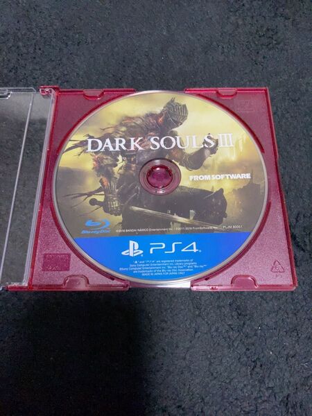 ダークソウル3 ディスクのみ ケースなし PS4