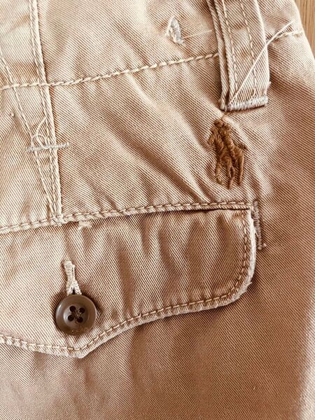 VINTAGE 90s POLO ヴィンテージ加工 チノショーツ W33 ポロ ラルフローレン 古着 ビンテージ コットン