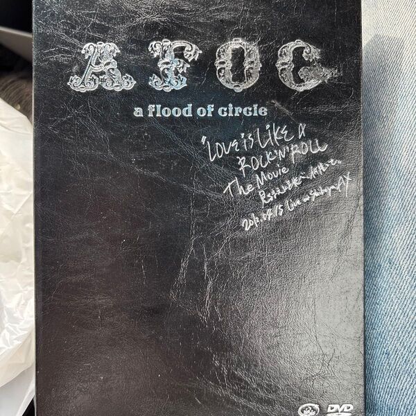 a flood of circle ライブDVD サイン入り