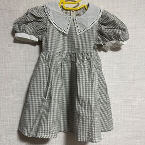 love plain チェックワンピース