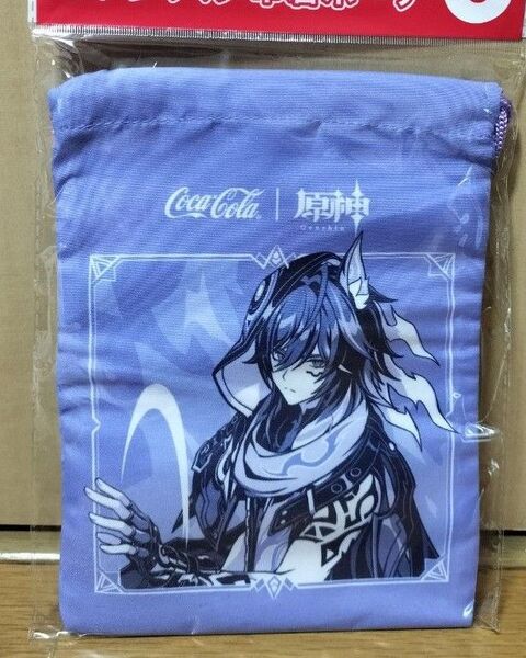 コカコーラ 原神 コラボ オリジナル 巾着ポーチ☆オロルン 巾着