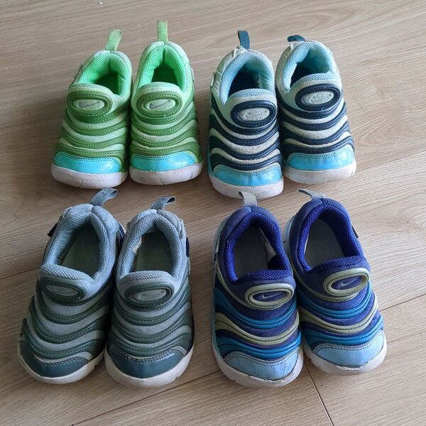 NIKE キッズスニーカー 4足セット まとめ売り ナイキ ダイナモ ベビーシューズ4足セット 12 13 14 15