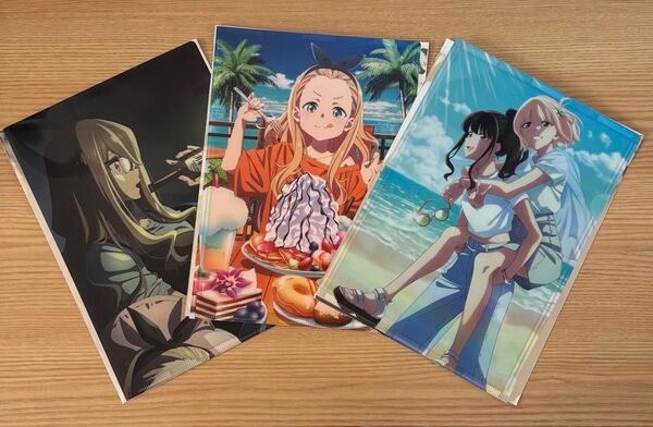 リコリスリコイル 喫茶リコリコ クリアファイルコレクション 千束 たきな クルミ ミズキ 3枚セット