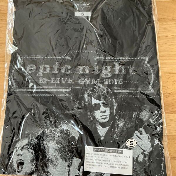 B'z LIVE-GYM 2015 ツアーTシャツ サイズS 未使用品