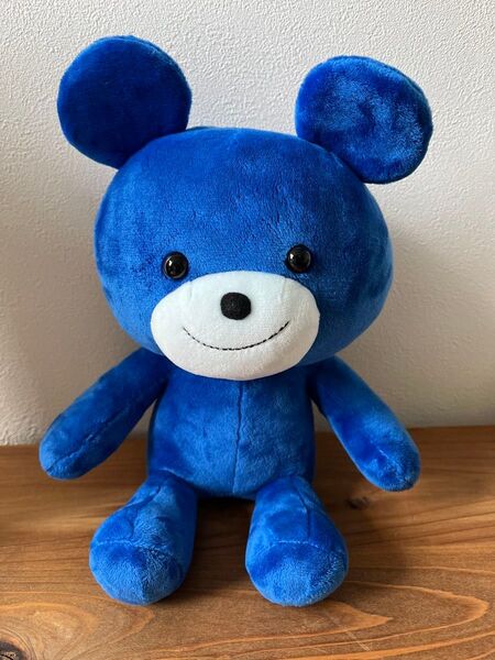 ブルボン プチクマ ぬいぐるみ ブルー 非売品