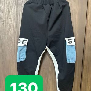 ブラック パンツ 黒 トレーニング ジュニア 130 小学校 男の子 ちょいぶか ズボン